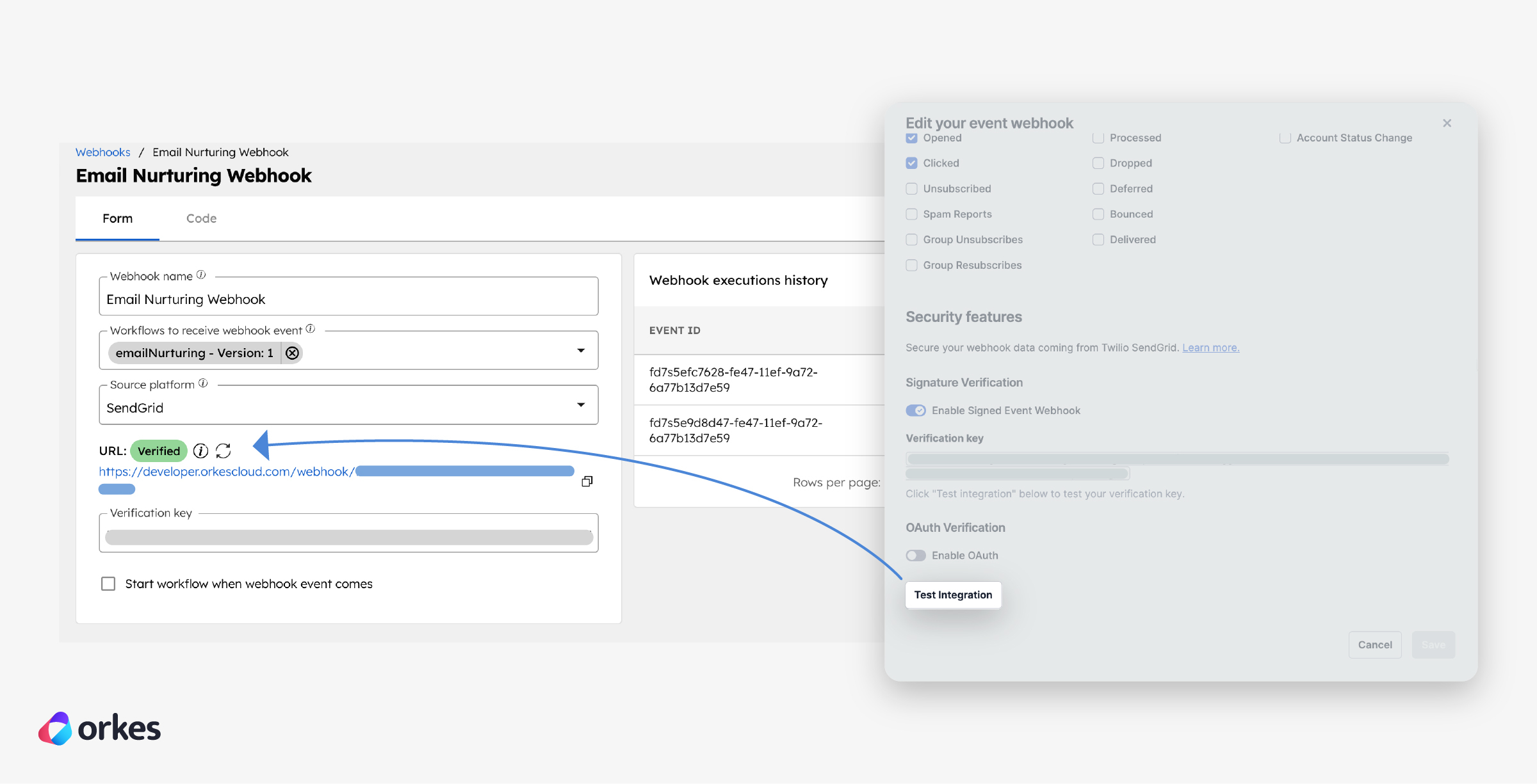 Webhook verification